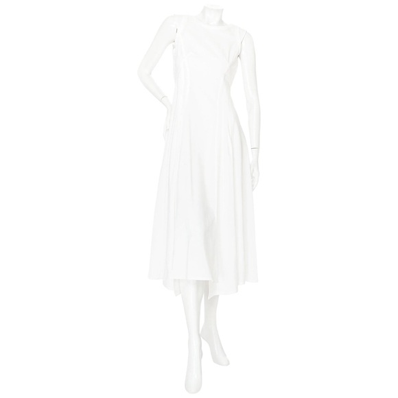 Christian Dior by RAF Simons Pleated Sleeveless Midi Dress Spring2015